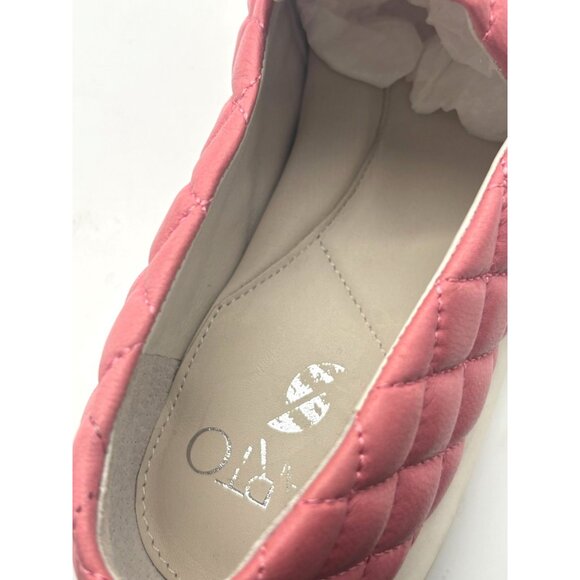 Franco Sarto Prato 3 Slip On Platform Quilted Leather Sneaker, Blush Pink, 8M - Picture 8 of 14
